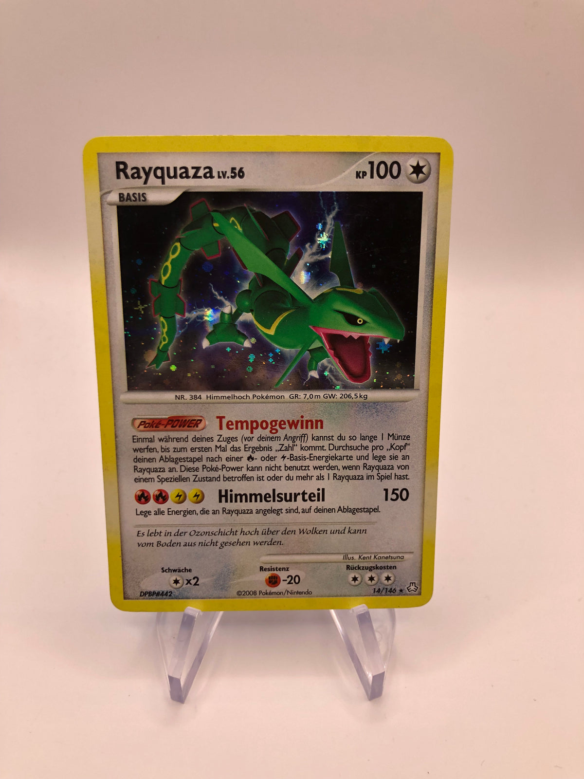 Pokemon Karte Holo Rayquaza 14/146 Deutsch