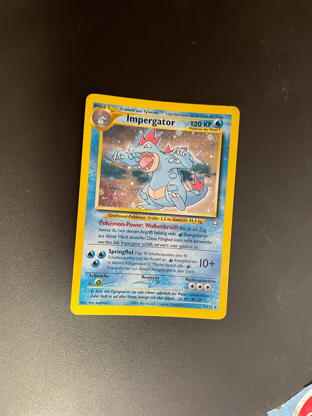 Pokemon Karte Holo Neo Genesis Impergator 5/111 Deutsch