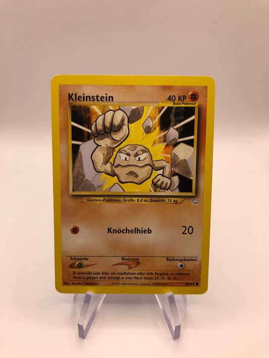 Pokemon Karte Neo Revolution Kleinstein 44/64 Deutsch