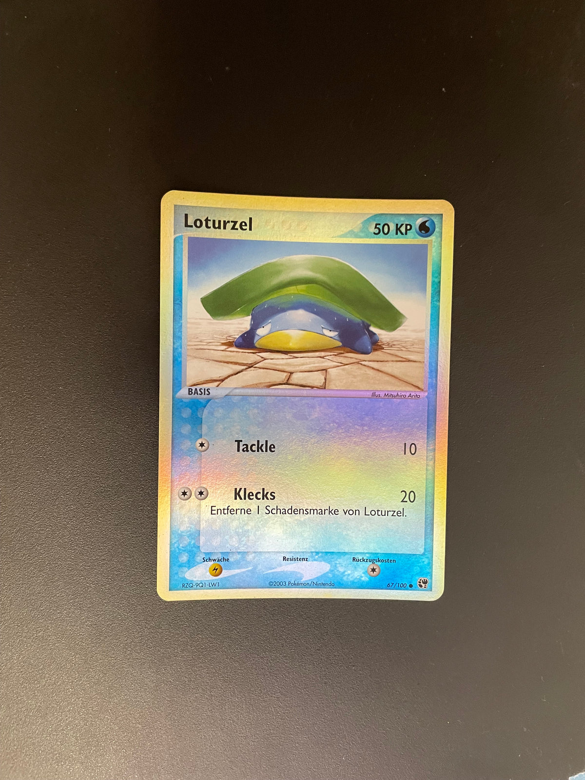 Pokemon Karte Reverse Loturzel 67/100 Deutsch