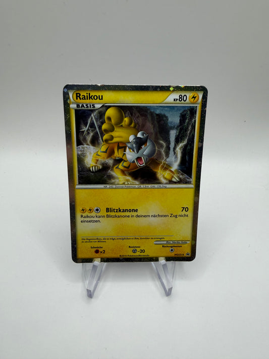 Pokemon Karte Promo Shiny Raikou HGSS19 Deutsch