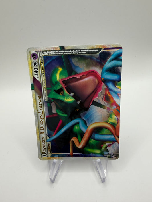 Pokemon Karte Legende Rayquaza & Deoxys 89/90 Deutsch