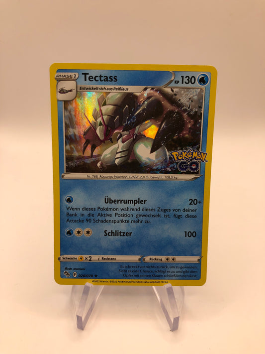 Pokemon Karte Revers Tectass 26/78  Deutsch
