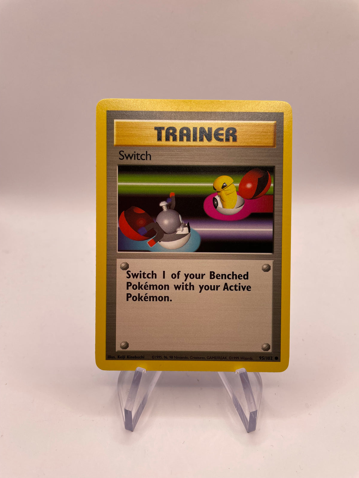 Pokemon Karte Base Set Trainer Switch 95/102 Englisch