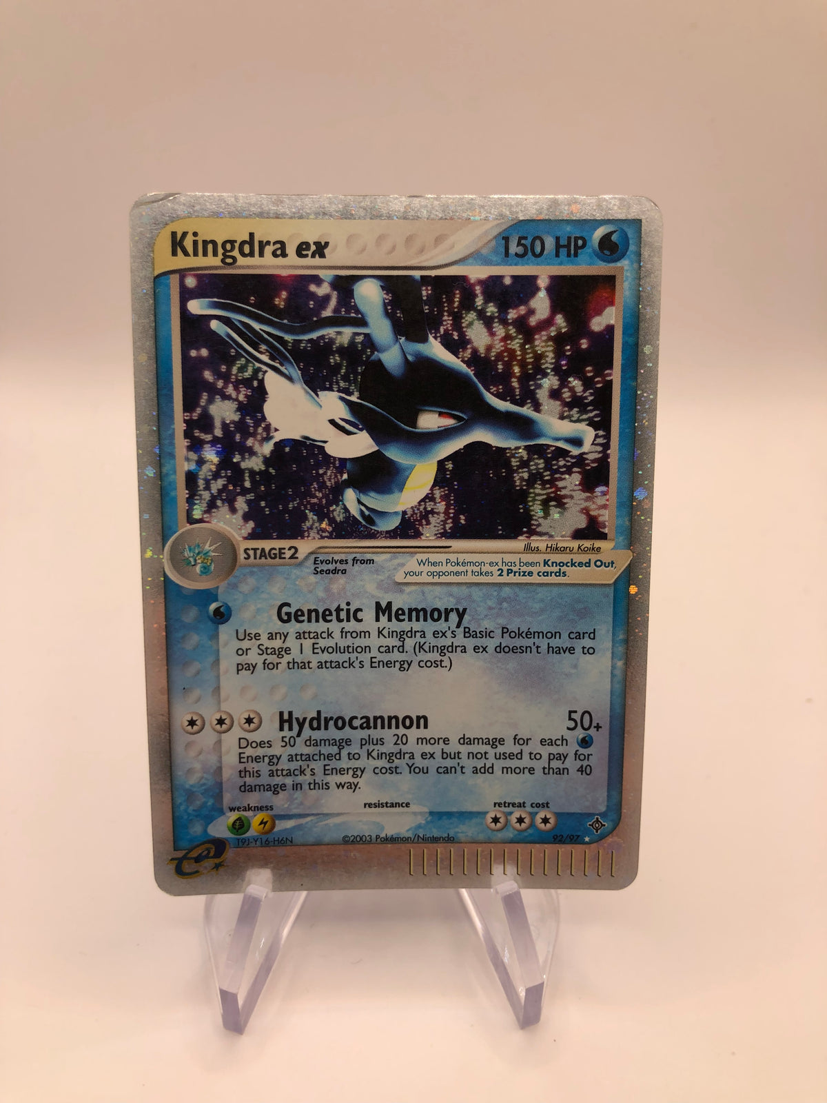 Pokemon Karte Ex Seedraking 92/97 Englisch