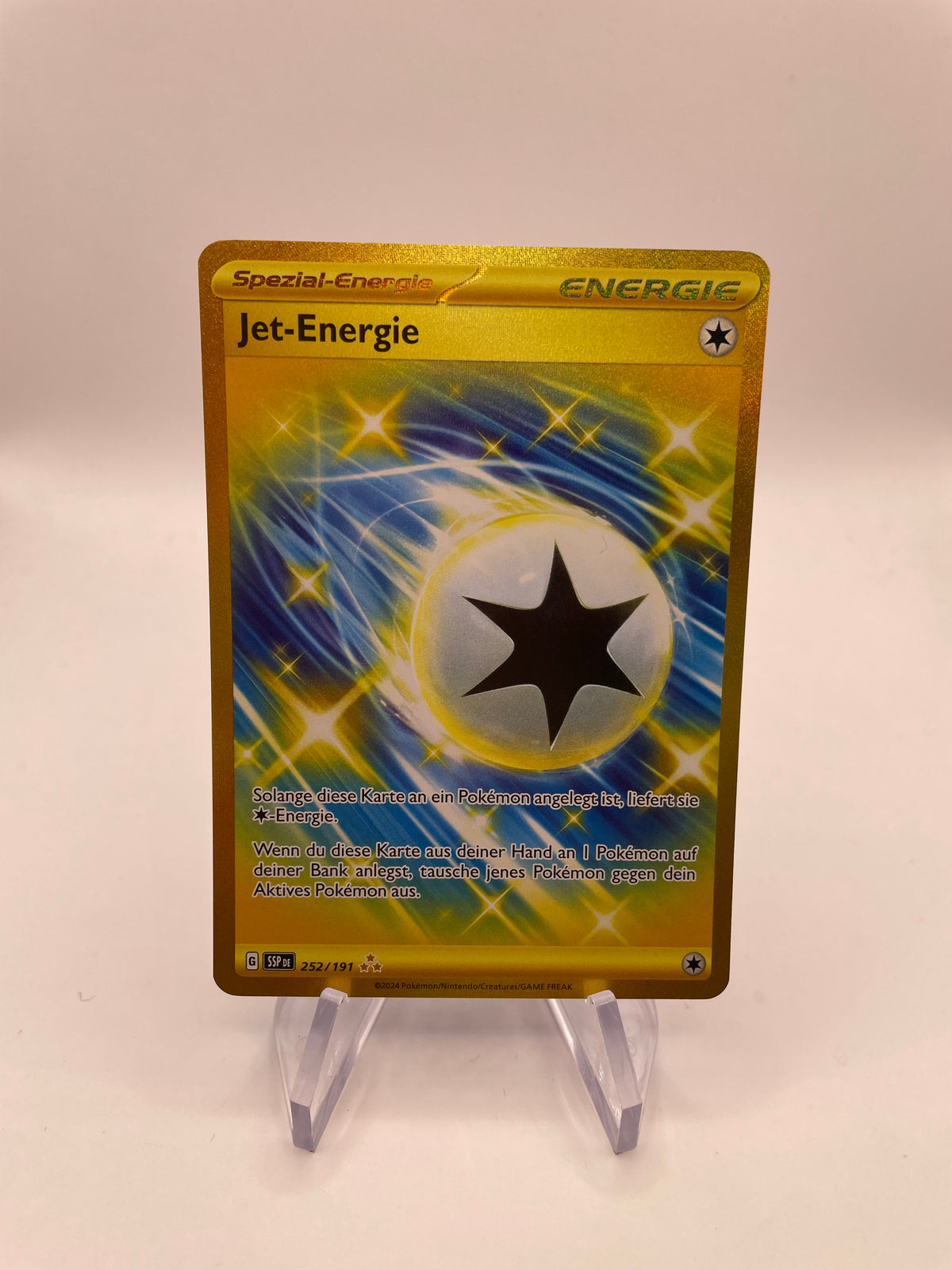 Pokemon Karte Trainer Jet-Energie 252/191 Deutsch