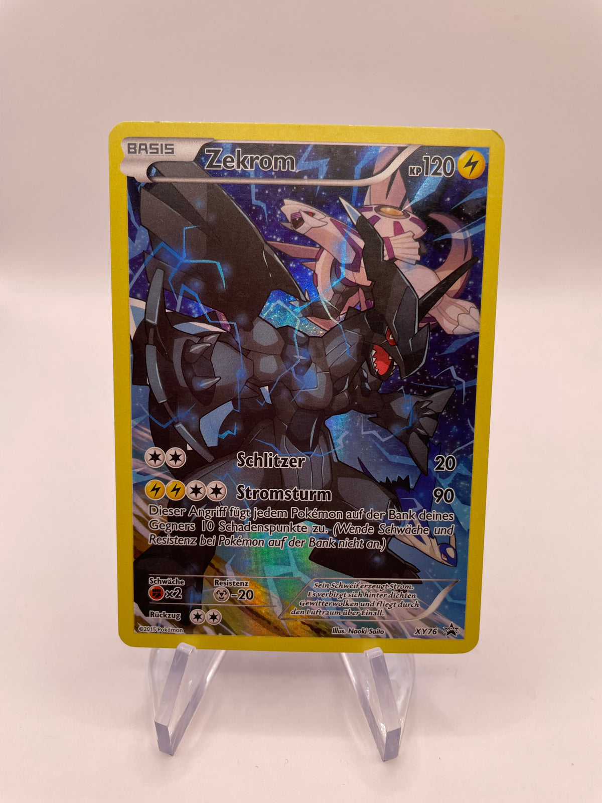 Pokemon Karte Art Rare Promo Zekrom XY176 Deutsch