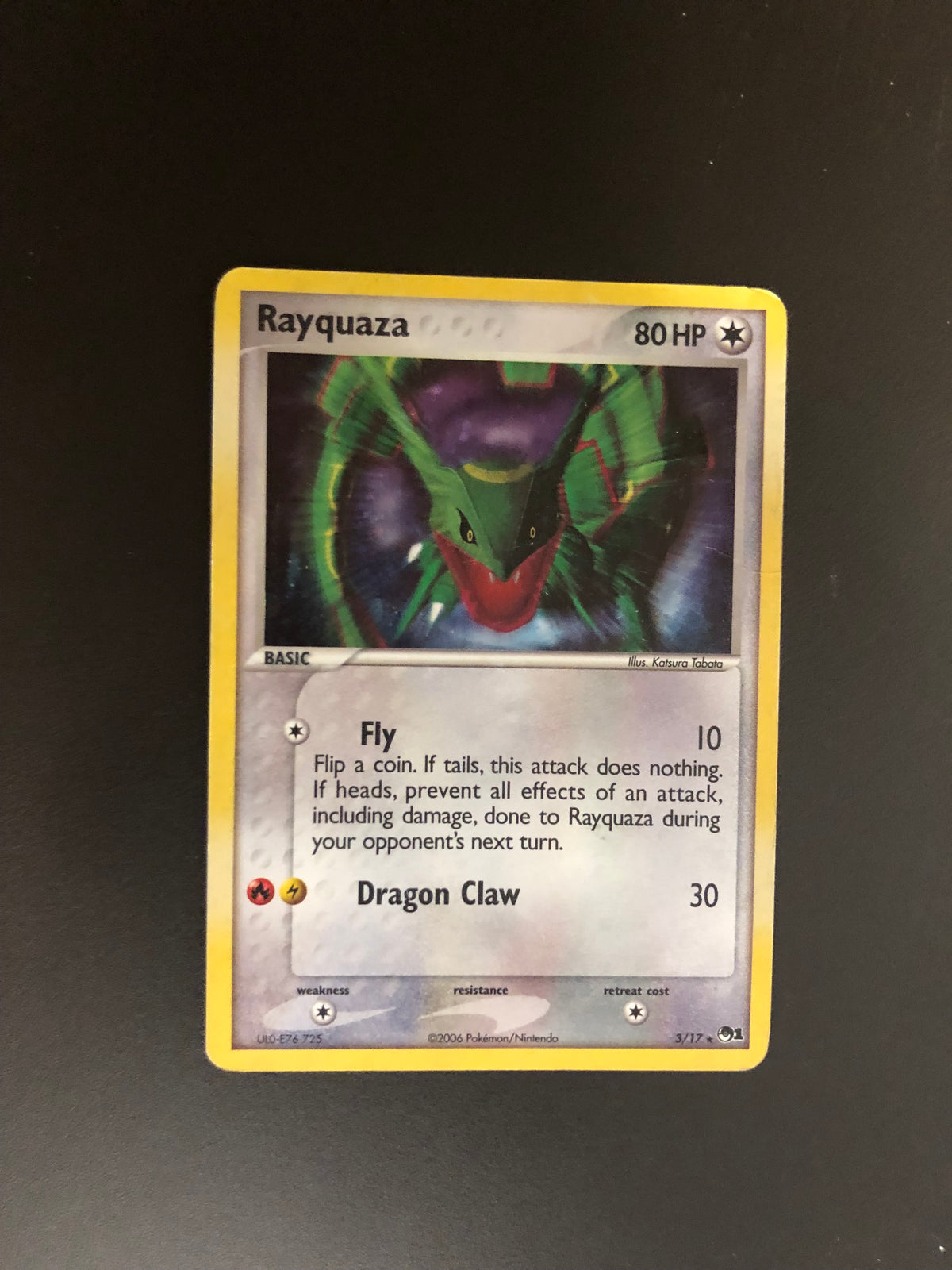 Pokemon Karte Rayquaza 3/17 Englisch