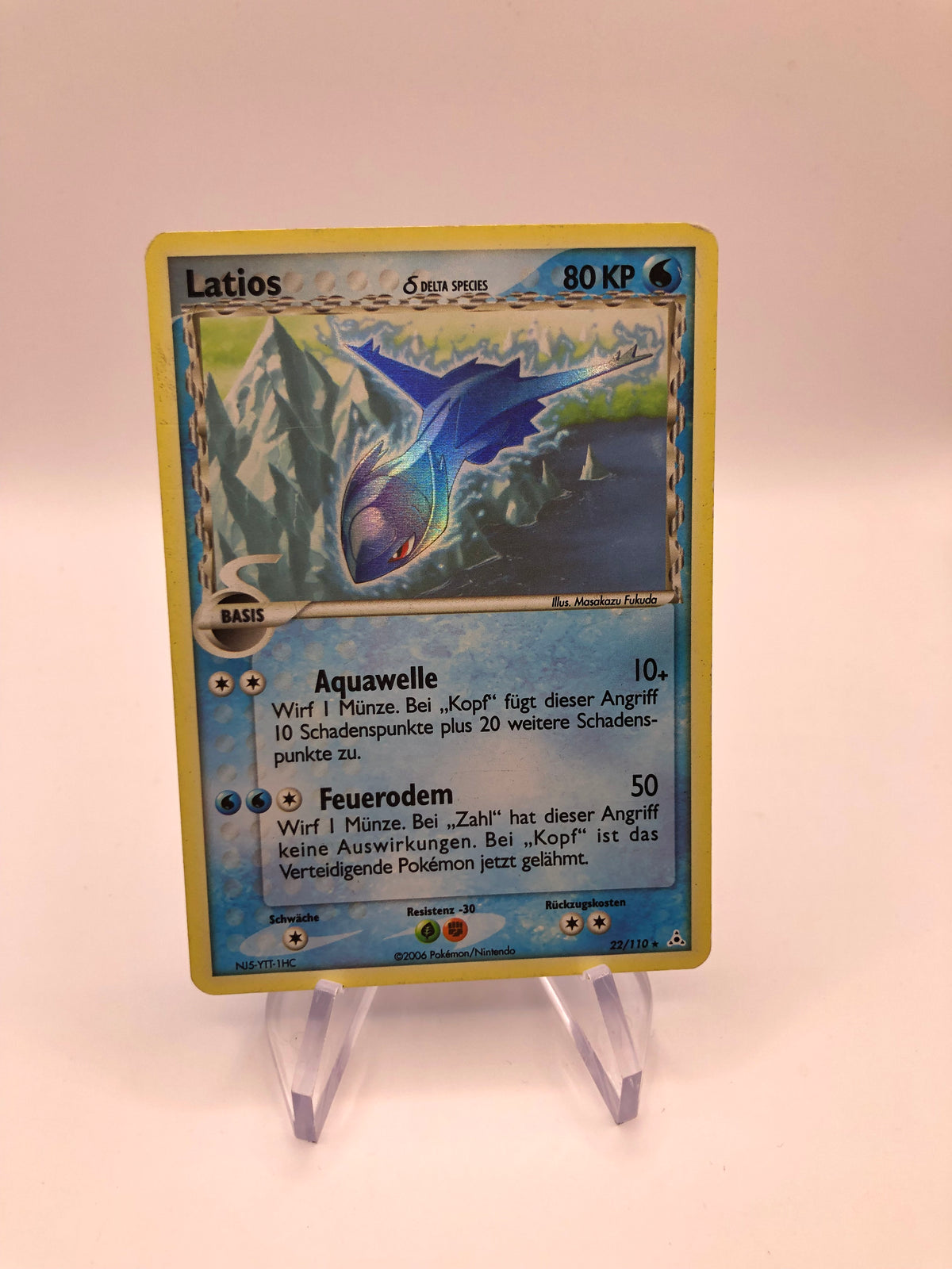 Pokemon Karte Holo Latios 23/110 Deutsch