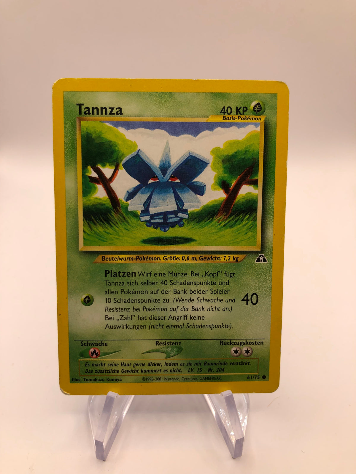 Pokemon Karte Neo Discovery Tannza 61/75 Deutsch
