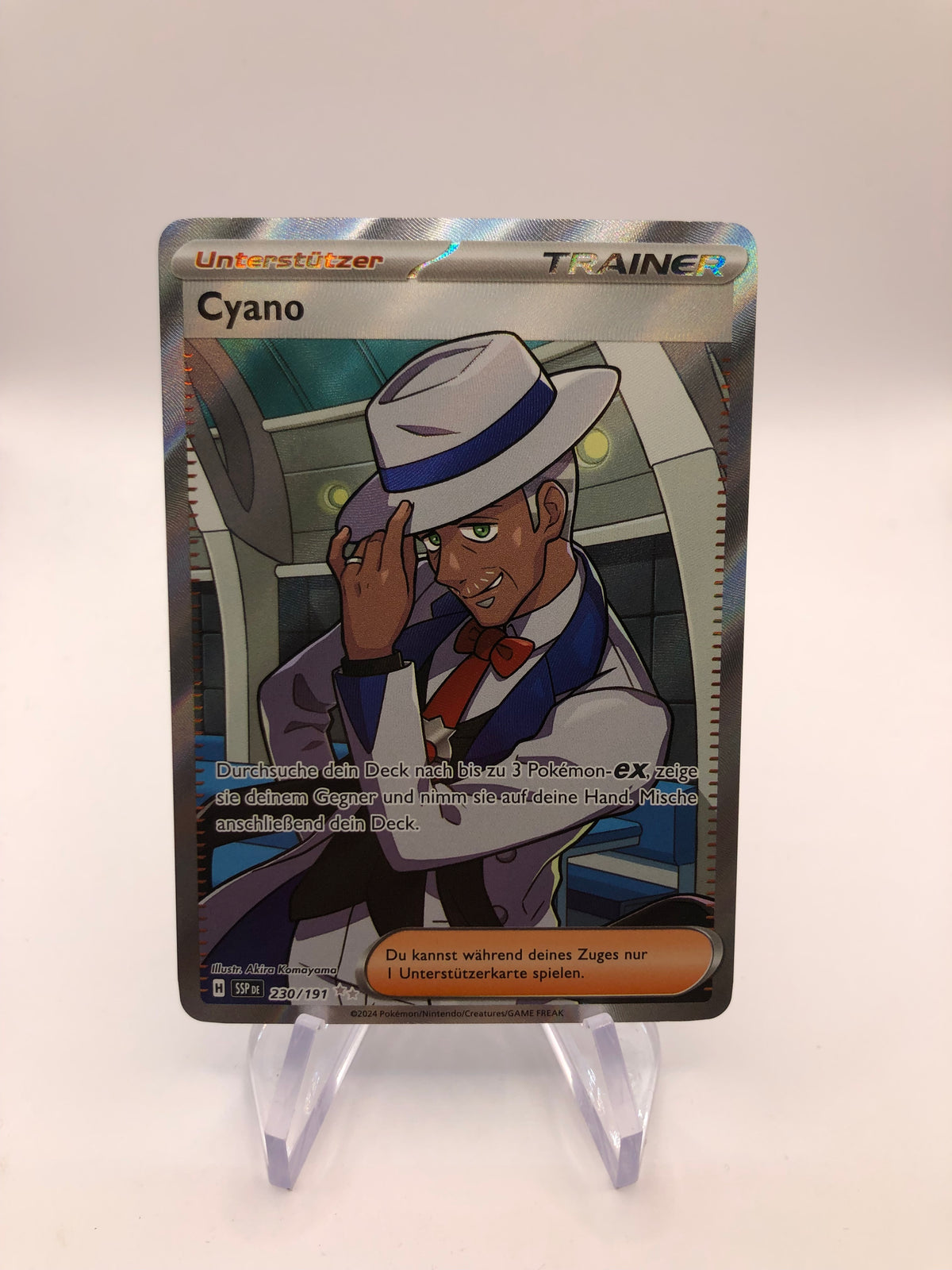 Pokemon Karte Trainer Cyano 230/191 Deutsch