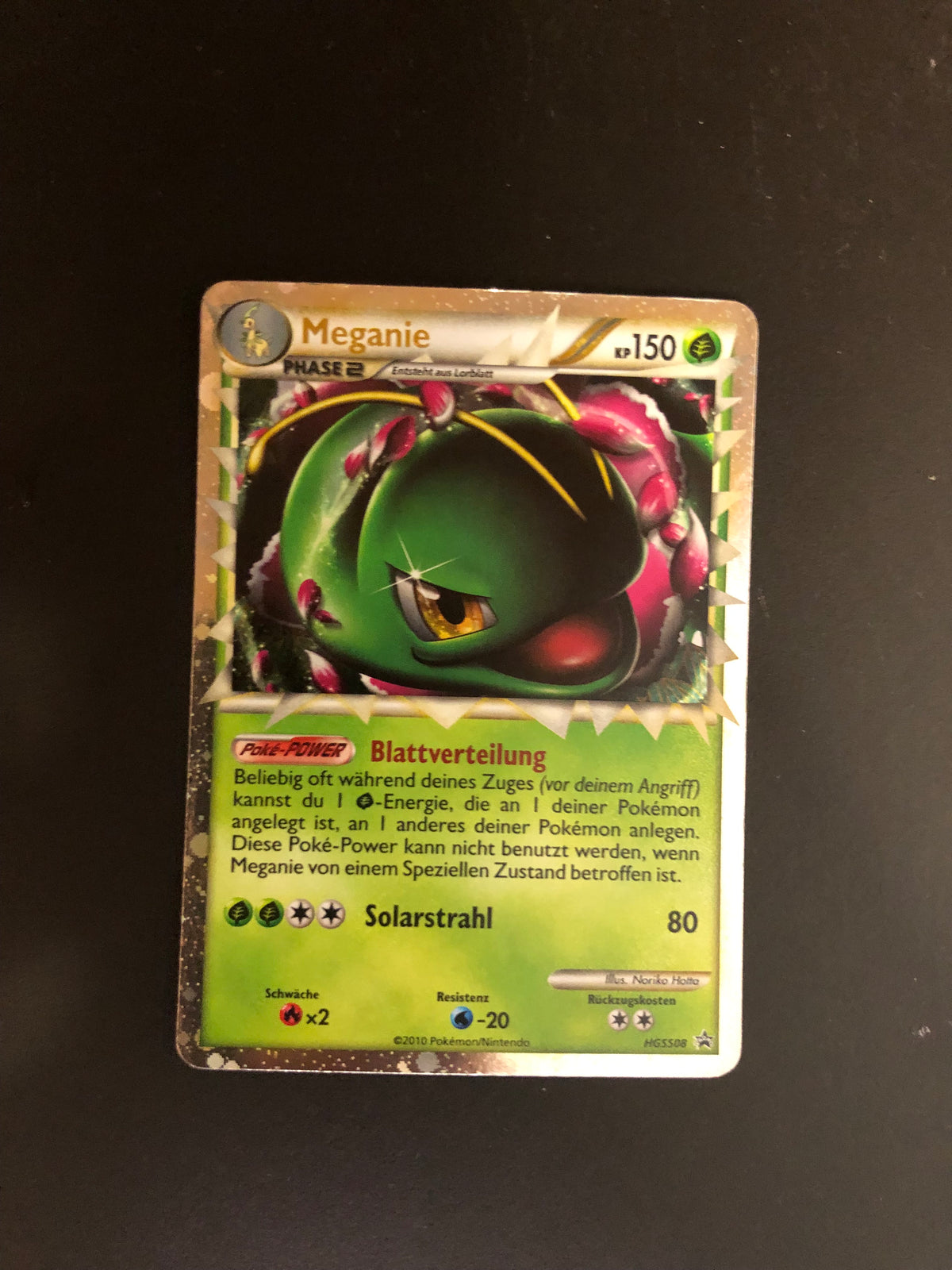 Pokemon Karte Prime Promo Meganie HGSS08 Deutsch