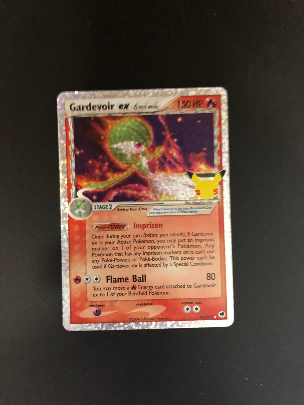 Pokemon Karte Celebration Ex Guardevoir 93/101 Englisch