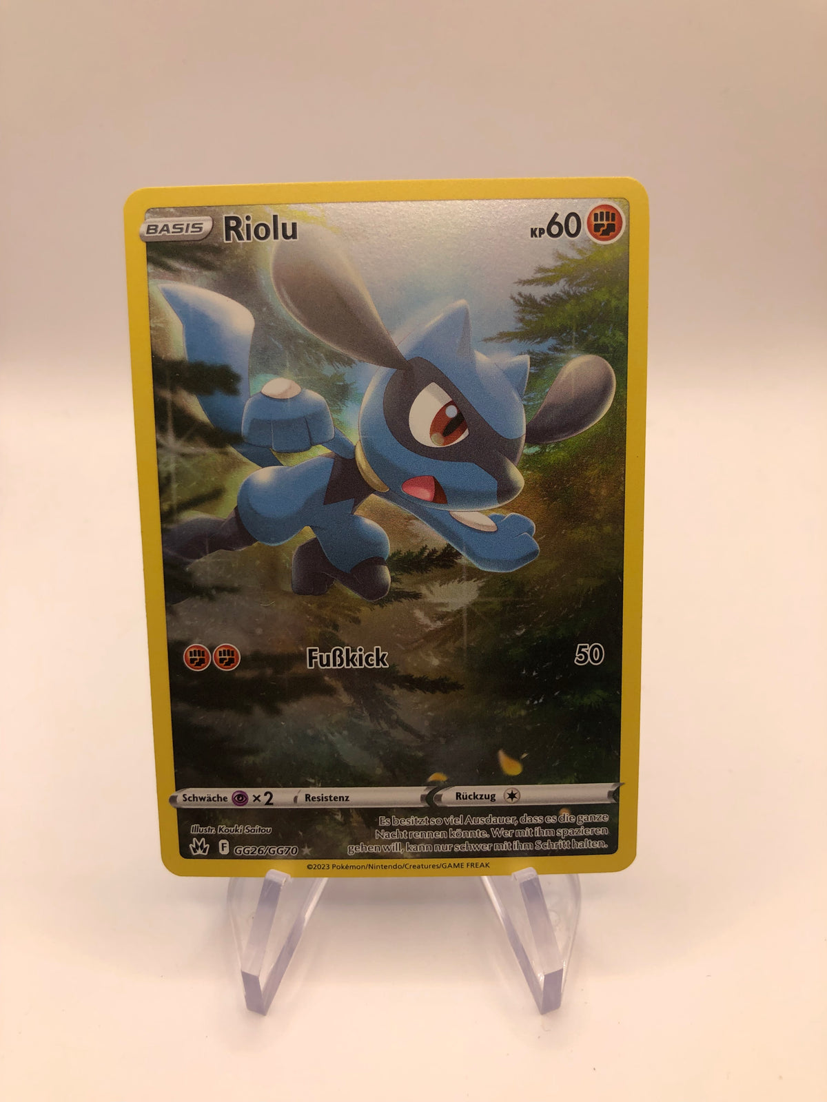 Pokemon Karte Art-Rare Riolu GG26/GG70 Deutsch