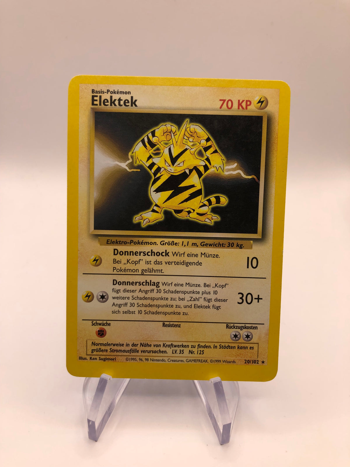 Pokemon Karten Elektek 20/102 Deutsch