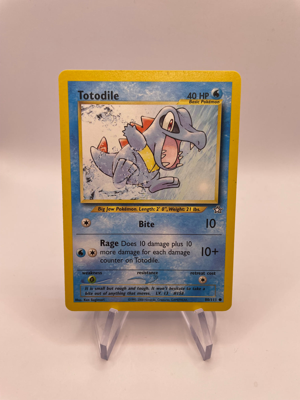 Pokemon Karte Karnimani Neo Genesis 80/111 Englisch