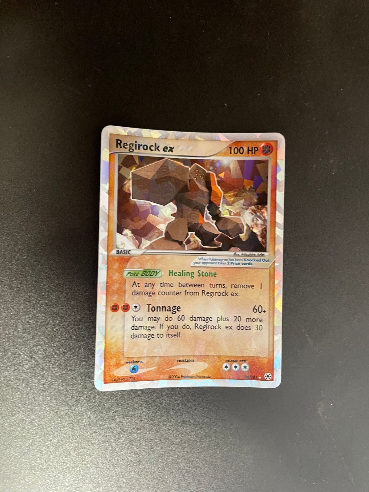 Pokemon Karte Ex Regirock 98/101 Englisch