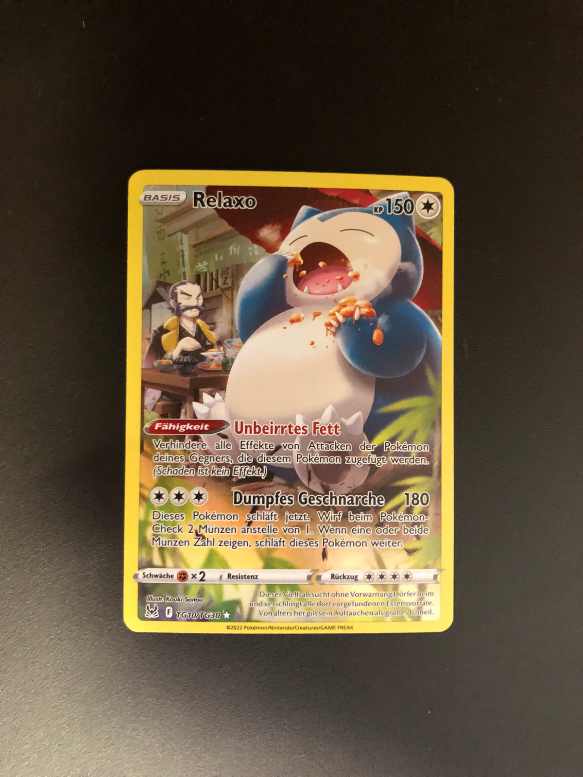 Pokemon Karte Art-Rare Relaxo TG10/TG30 Deutsch