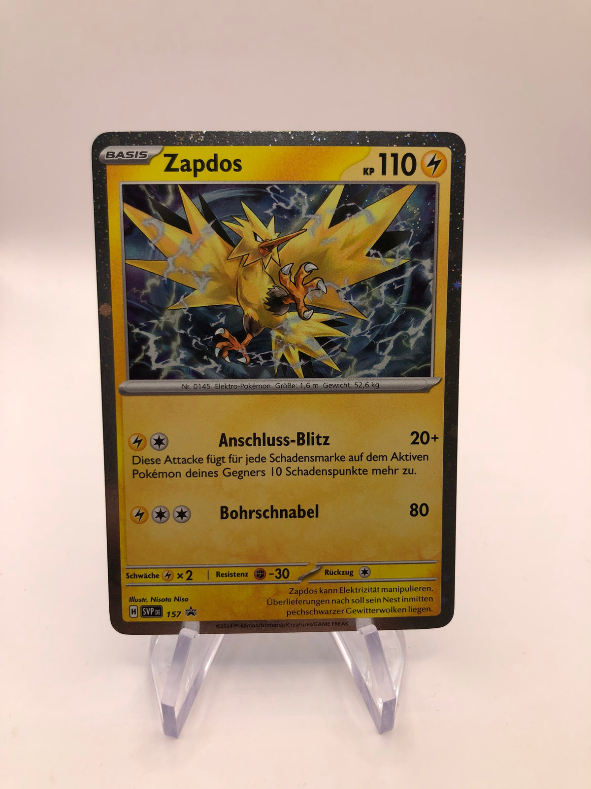 Pokemon Karte Promo Zapdos 157 Deutsch