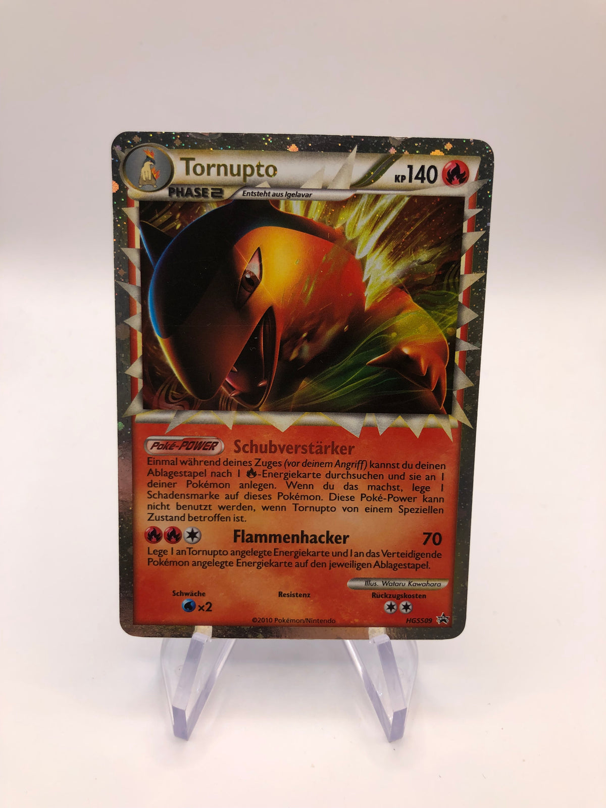 Pokemon Karte Promo Prime Tornupto HGSS09 Deutsch