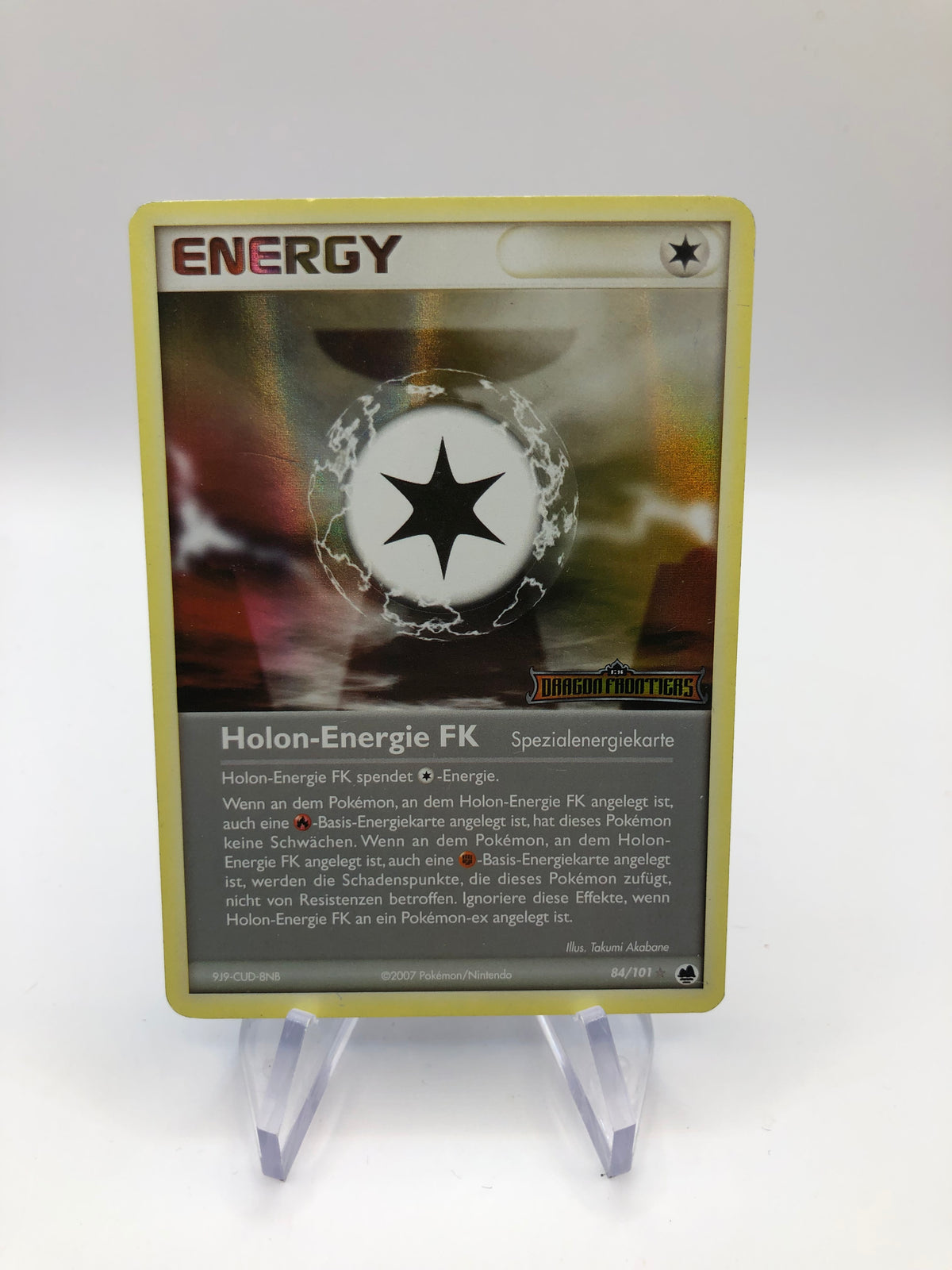 Pokemon Karte Revers Stamp Trainer Energy 84/101 Deutsch