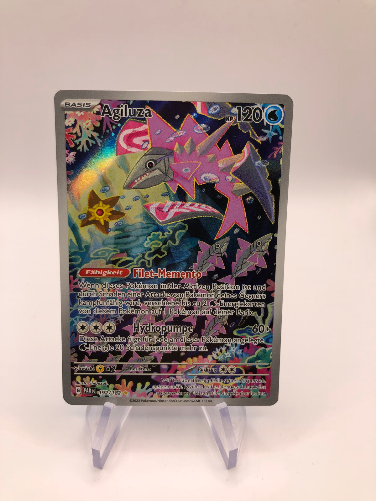 Pokemon Karte Art Rare Agiluza 192/182 Deutsch
