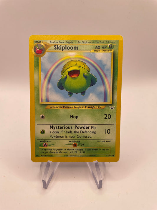 Pokemon Karte Neo Revelution Skiploom 52/64 Englisch