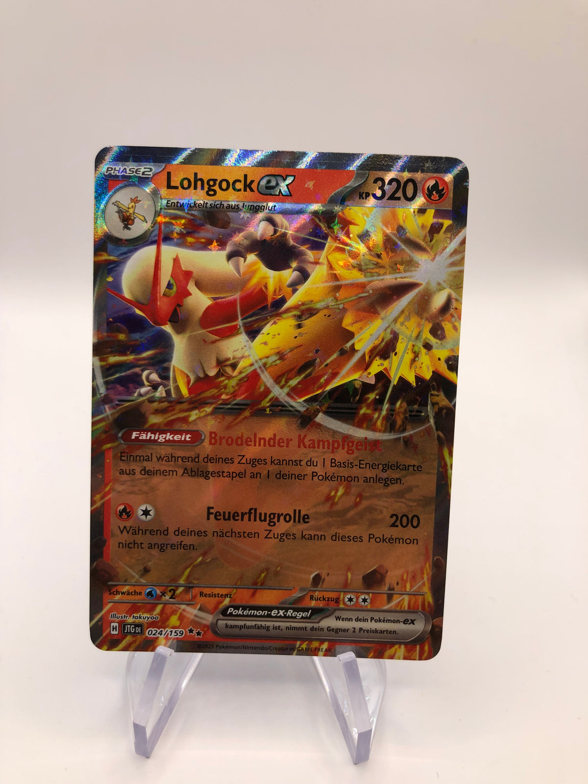 Pokemon Karte Ex Lohgock 24/159 Deutsch