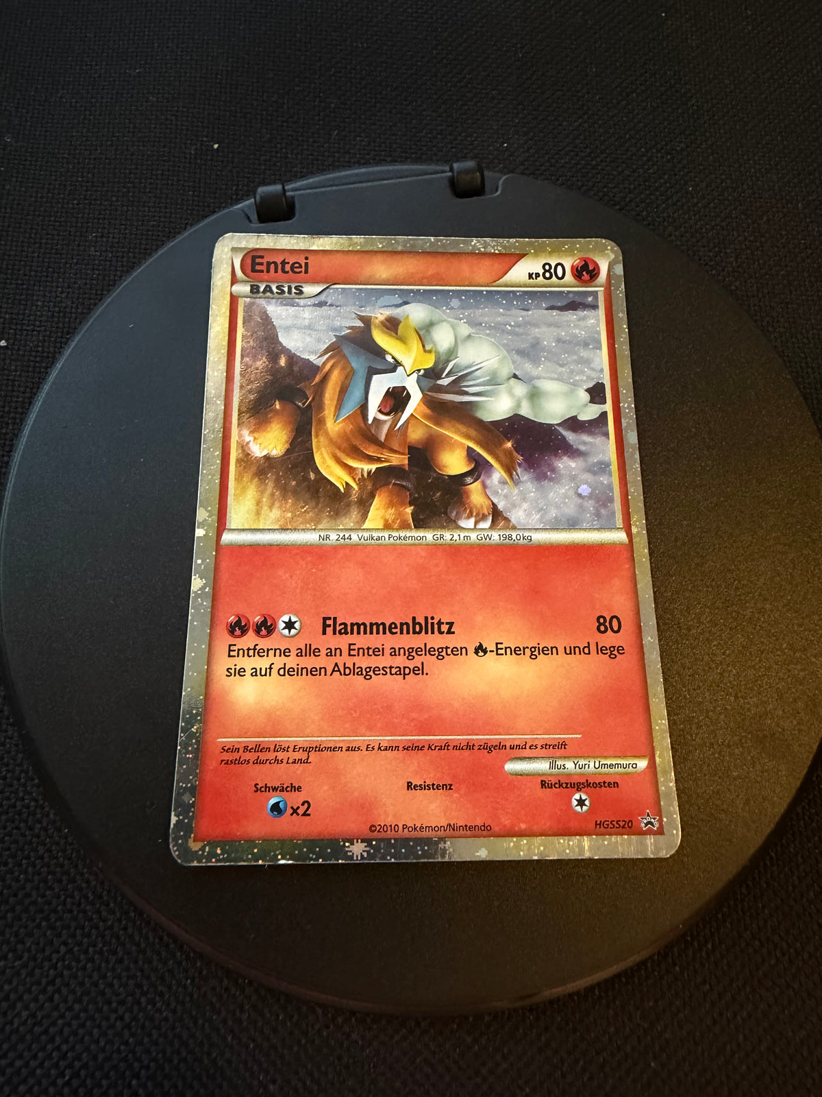 Pokemon Karte Prime Promo Entei HGSS20 Deutsch