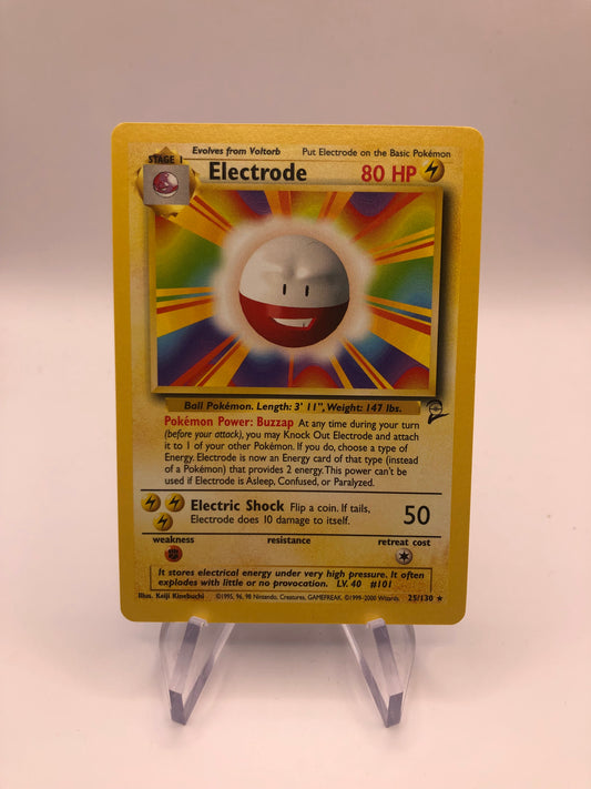 Pokemon Karte Base Set 2 Electrode 25/130 Englisch