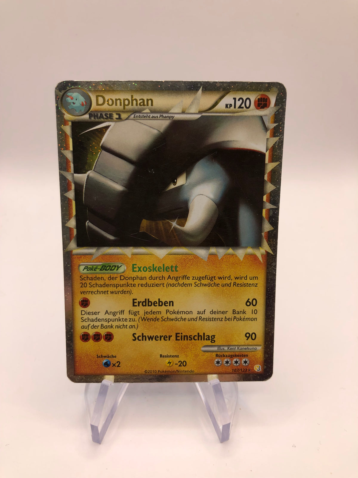 Pokemon Karte Prime Donphan 107/123 Deutsch