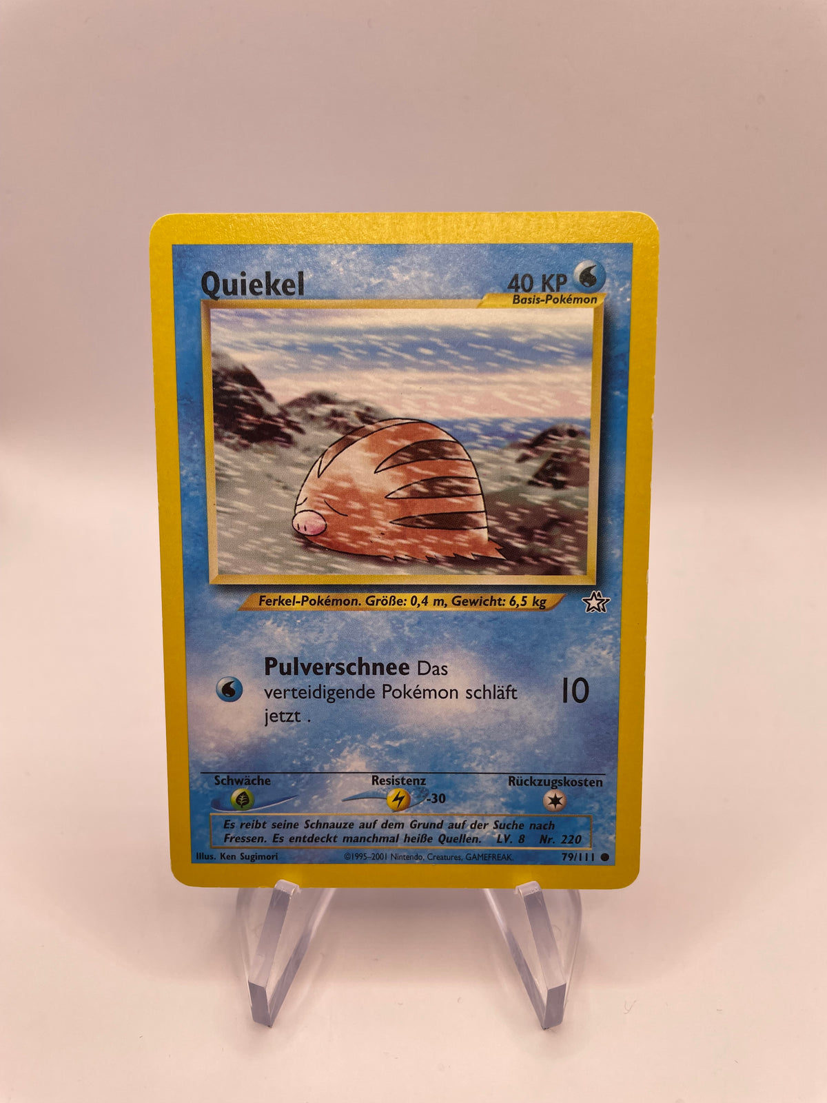 Pokemon Karte Quiekel Neo Genesis 79/111 Deutsch
