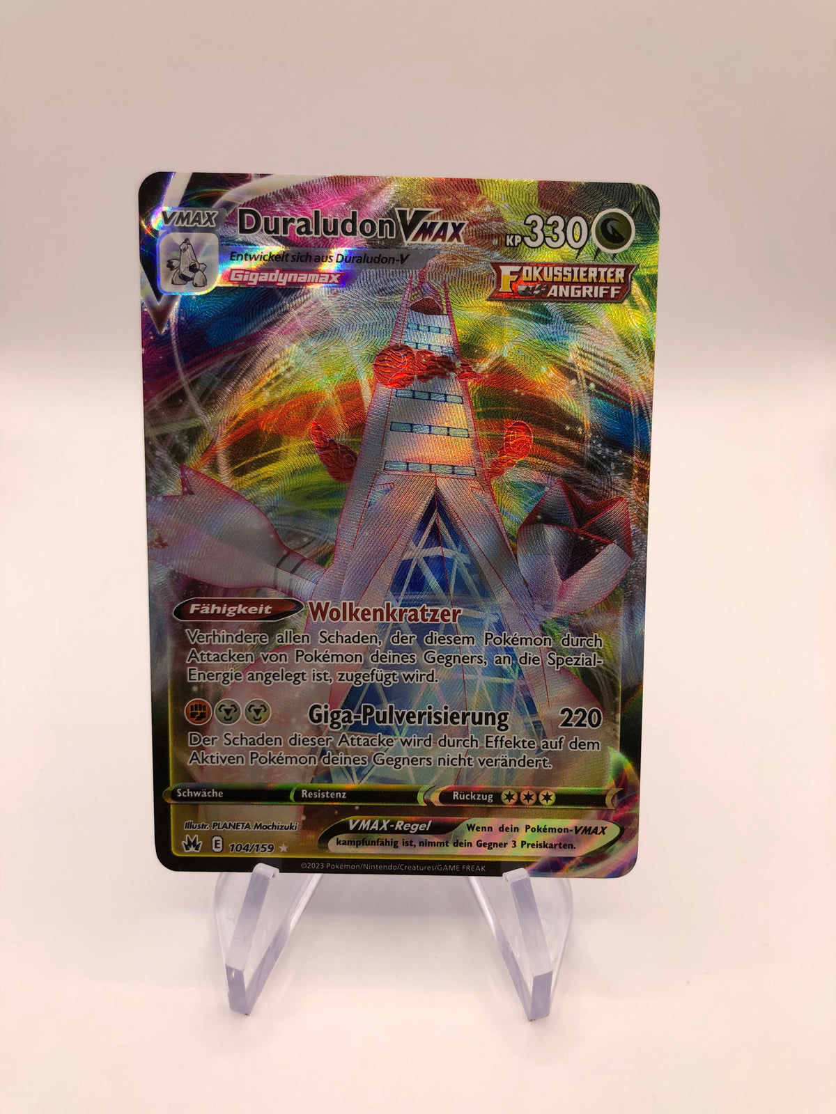 Pokemon Karten Vmax Duraludon 104/159 Deutsch