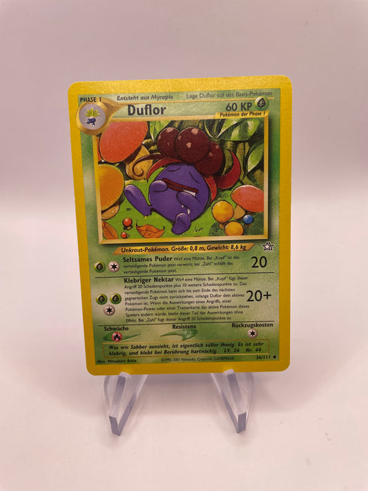 Pokemon Karte Duflor Neo Genesis 36/111 Deutsch