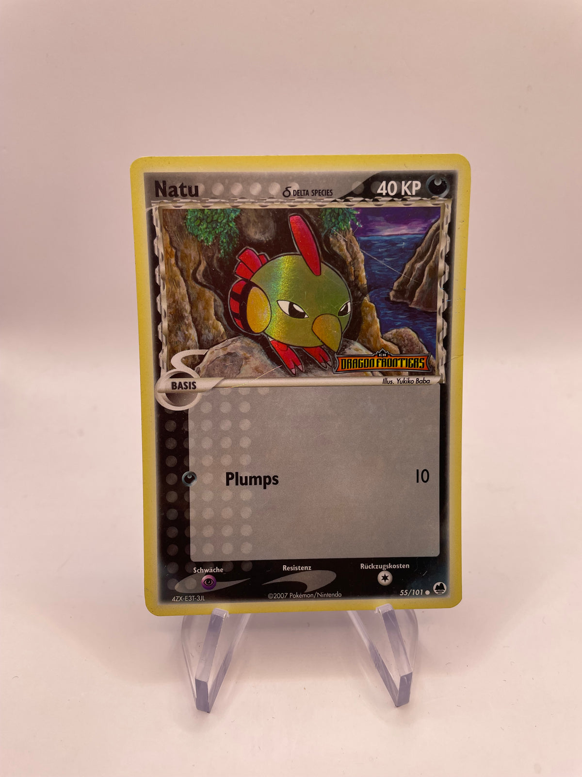 Pokemon Karte Holo Natu 55/101 Deutsch
