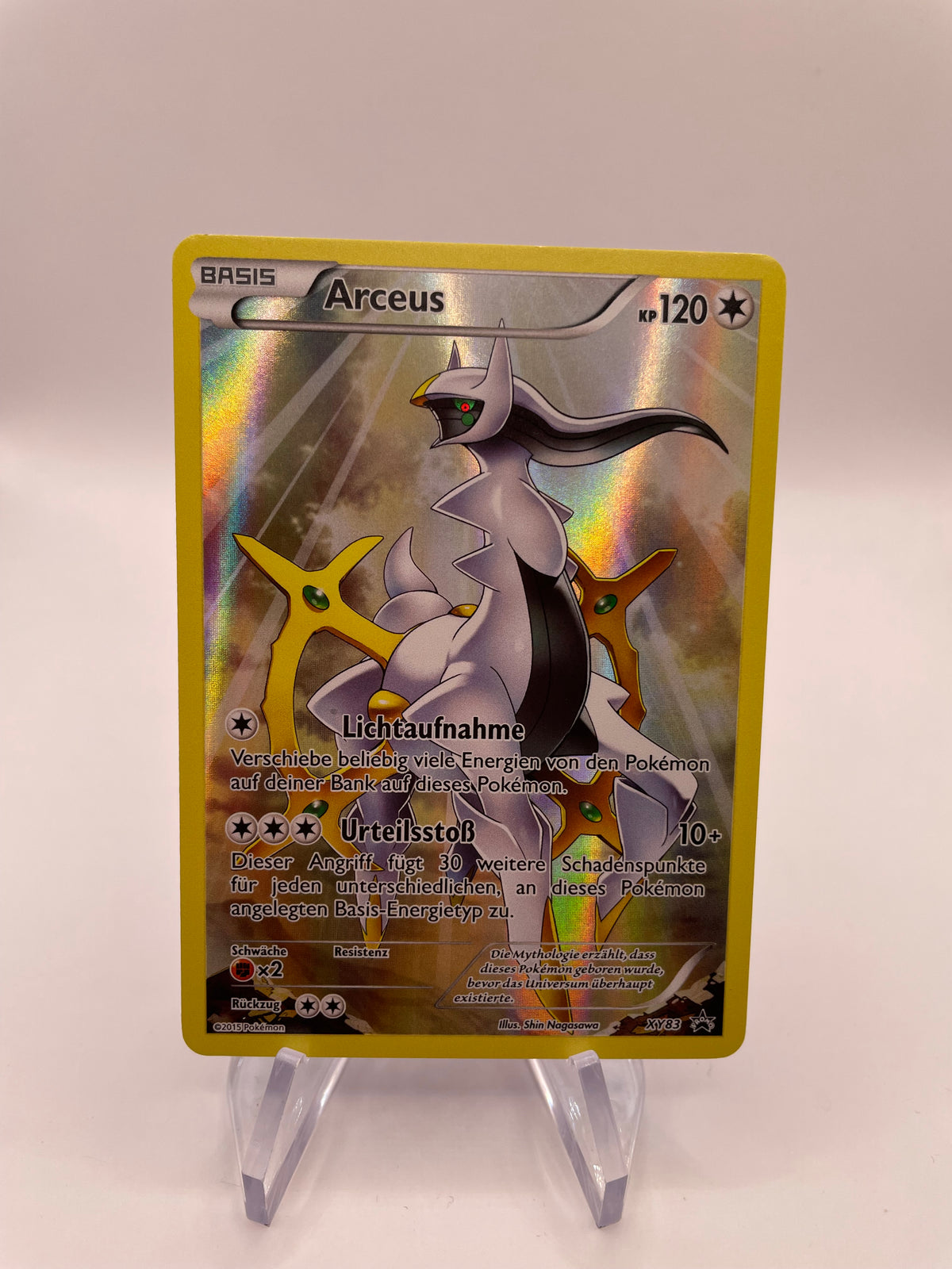 Pokemon Karte Art Rare Promo Arceus XY83 Deutsch