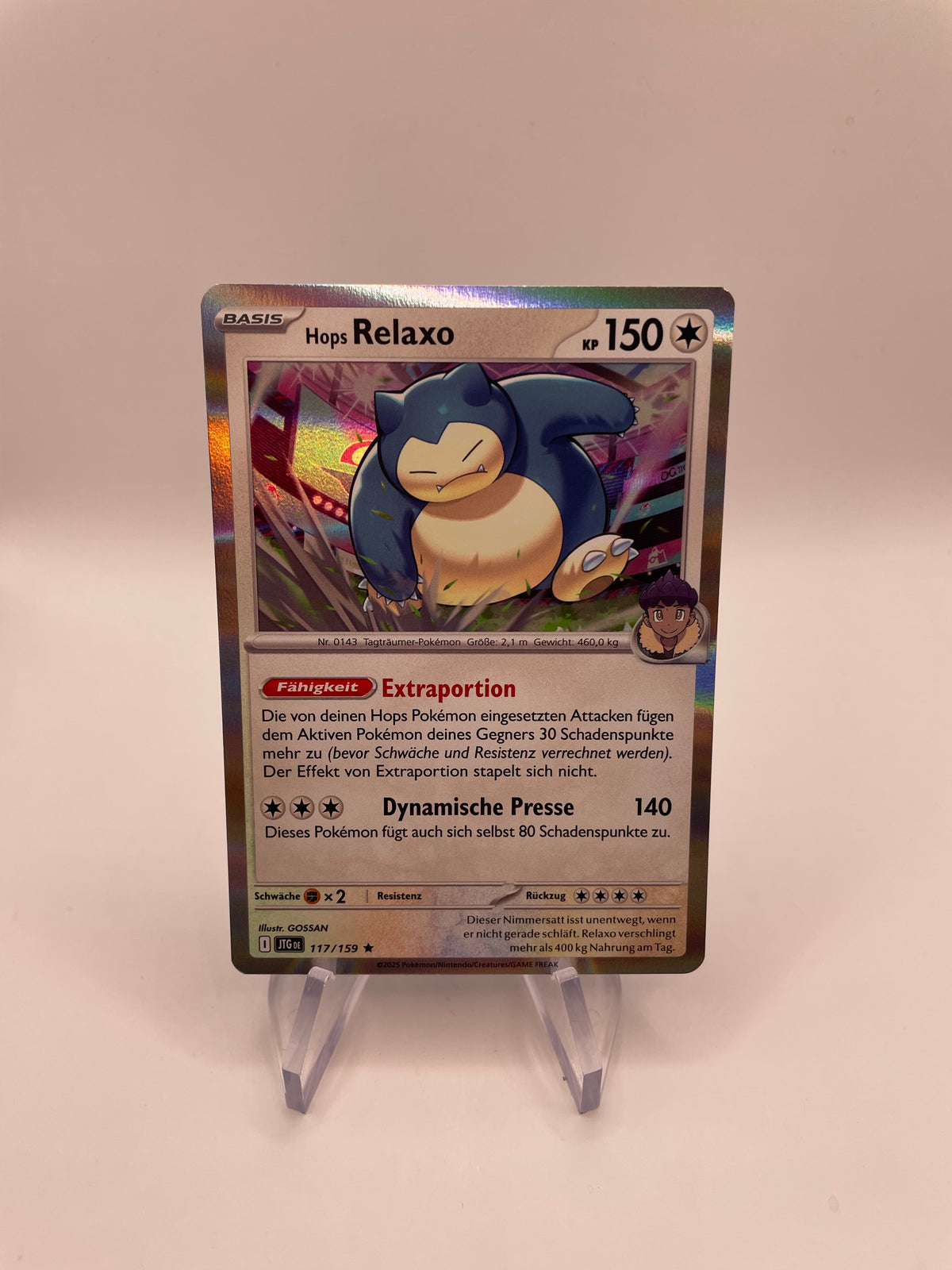 Pokémon Karte Shiny Relaxo 117/159 Deutsch