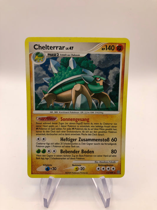 Pokemon Karte Holo Chelterrar 11/100 Deutsch