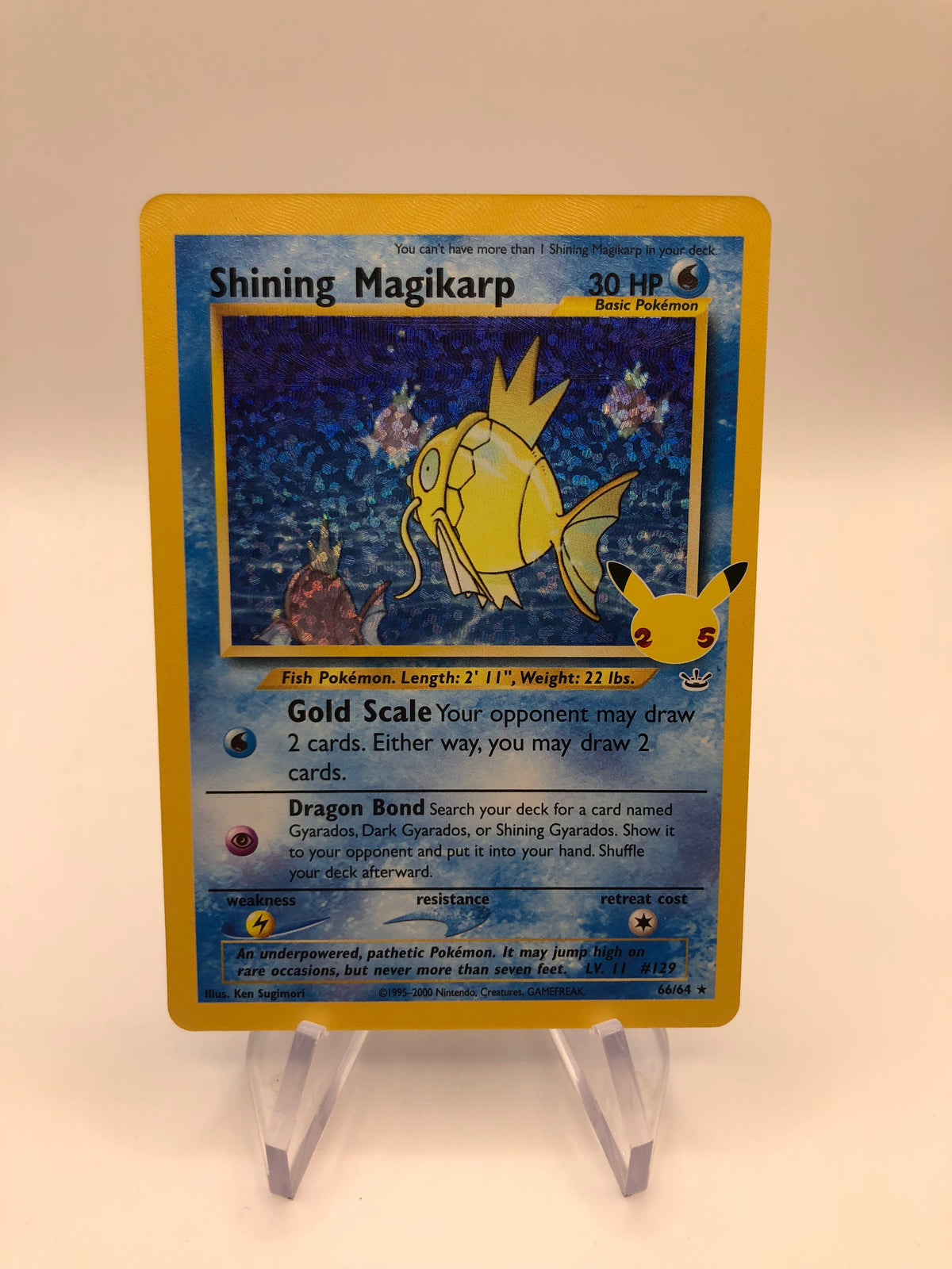 Pokemon Karte Celebration Schimmerndes Karpador 66/64 Englisch