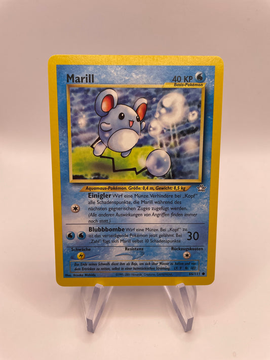 Pokemon Karte Marill Neo Genesis 66/111 Deutsch