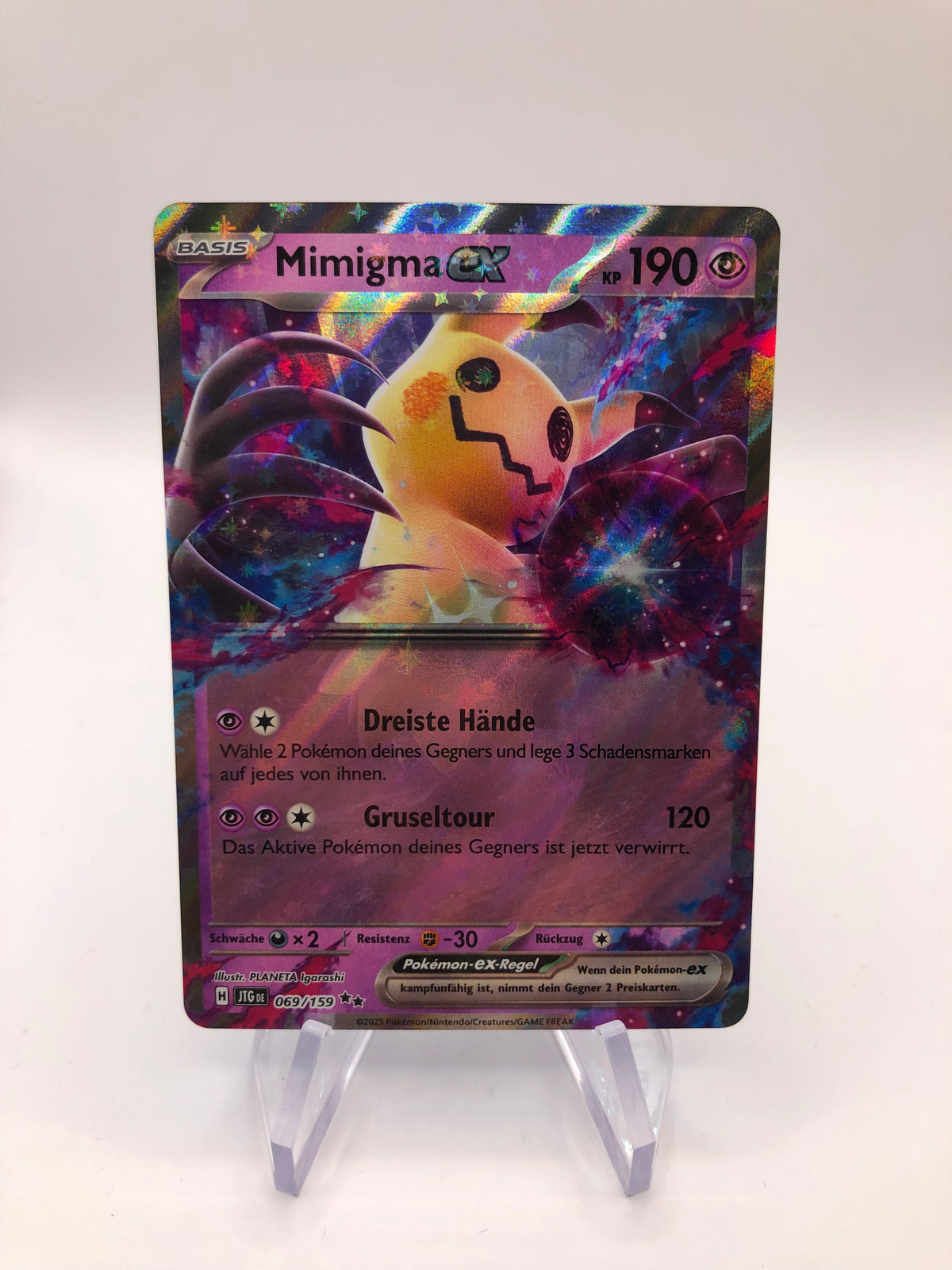 Pokemon Karte Ex Mimigma 69/159 Deutsch