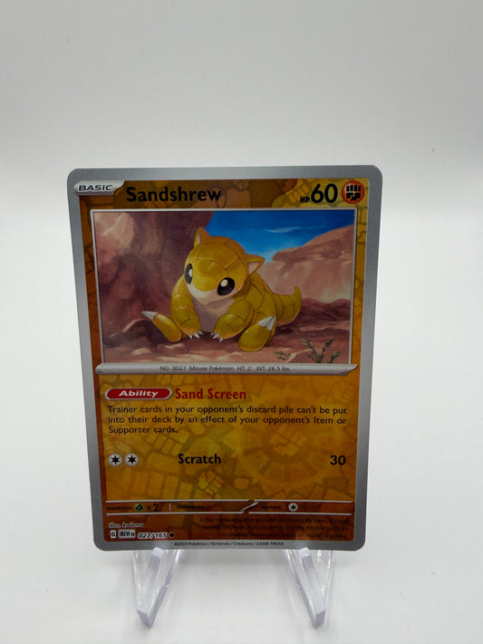 Pokemon Karte Reverse 151 Sandan 27/165 Englisch
