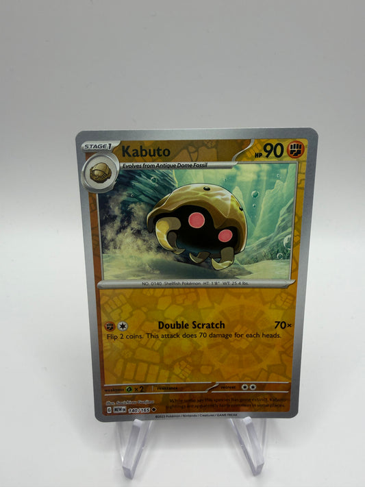 Pokemon Karte Reverse 151 Kabuto 140/165 Englisch