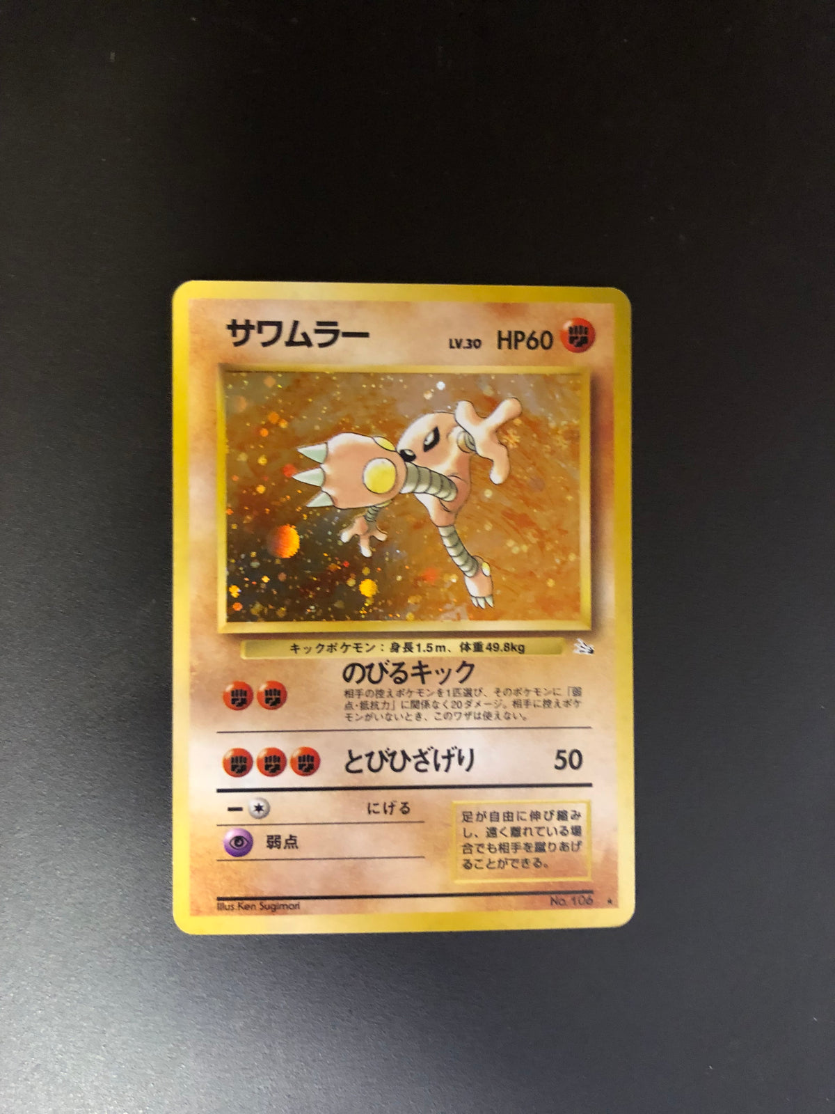Pokemon Karte Holo Kicklee No.106 Japanische