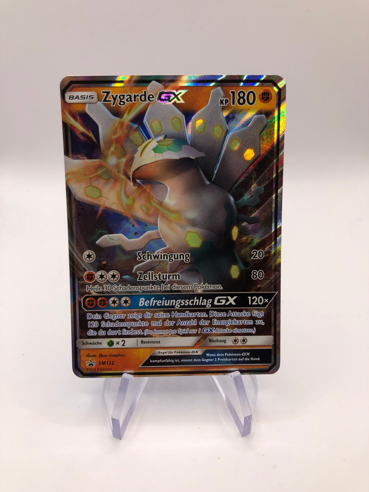 Pokemon Karte GX Promo Zygarde SM122 Deutsch