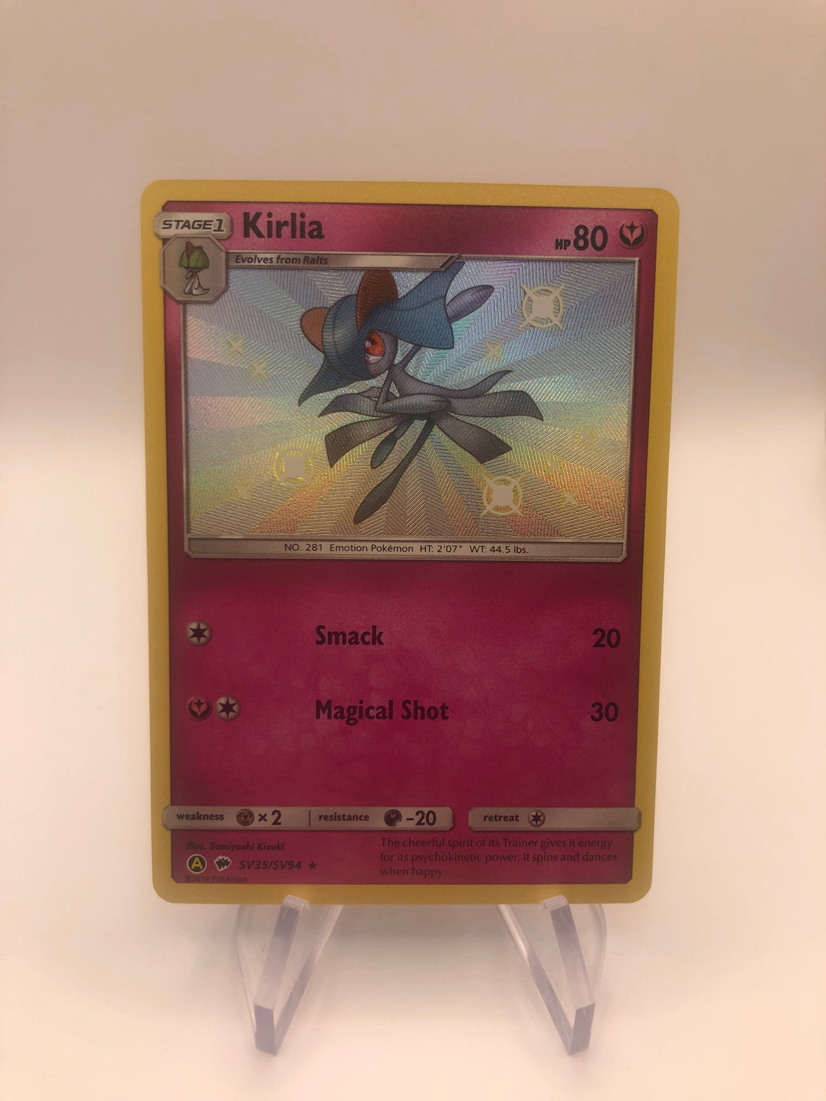 Pokemon Karte Holo Kirlia SV35/SV94 Englisch