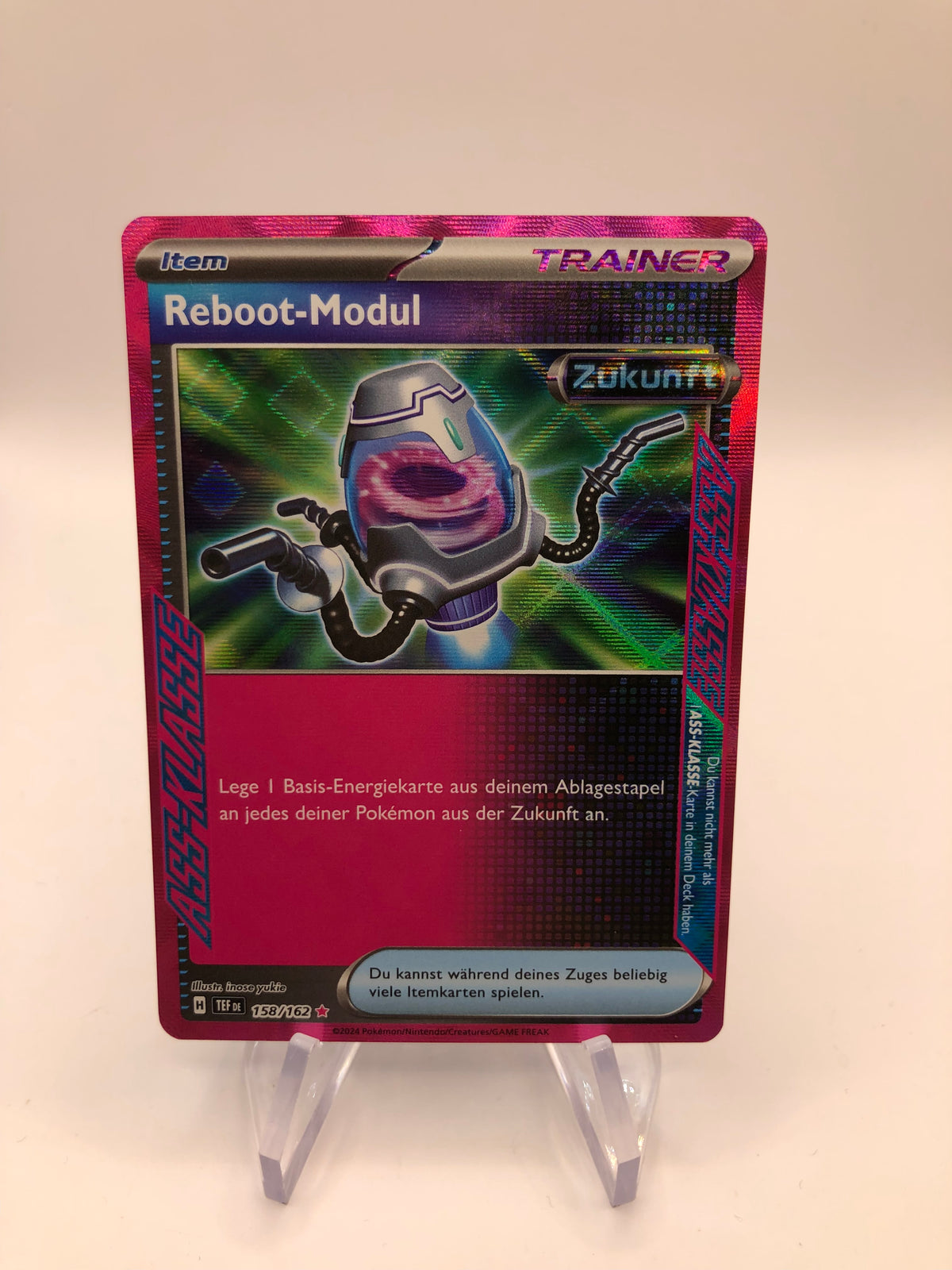 Pokemon Karte Trainer Reboot-Modul 158/162 Deutsch