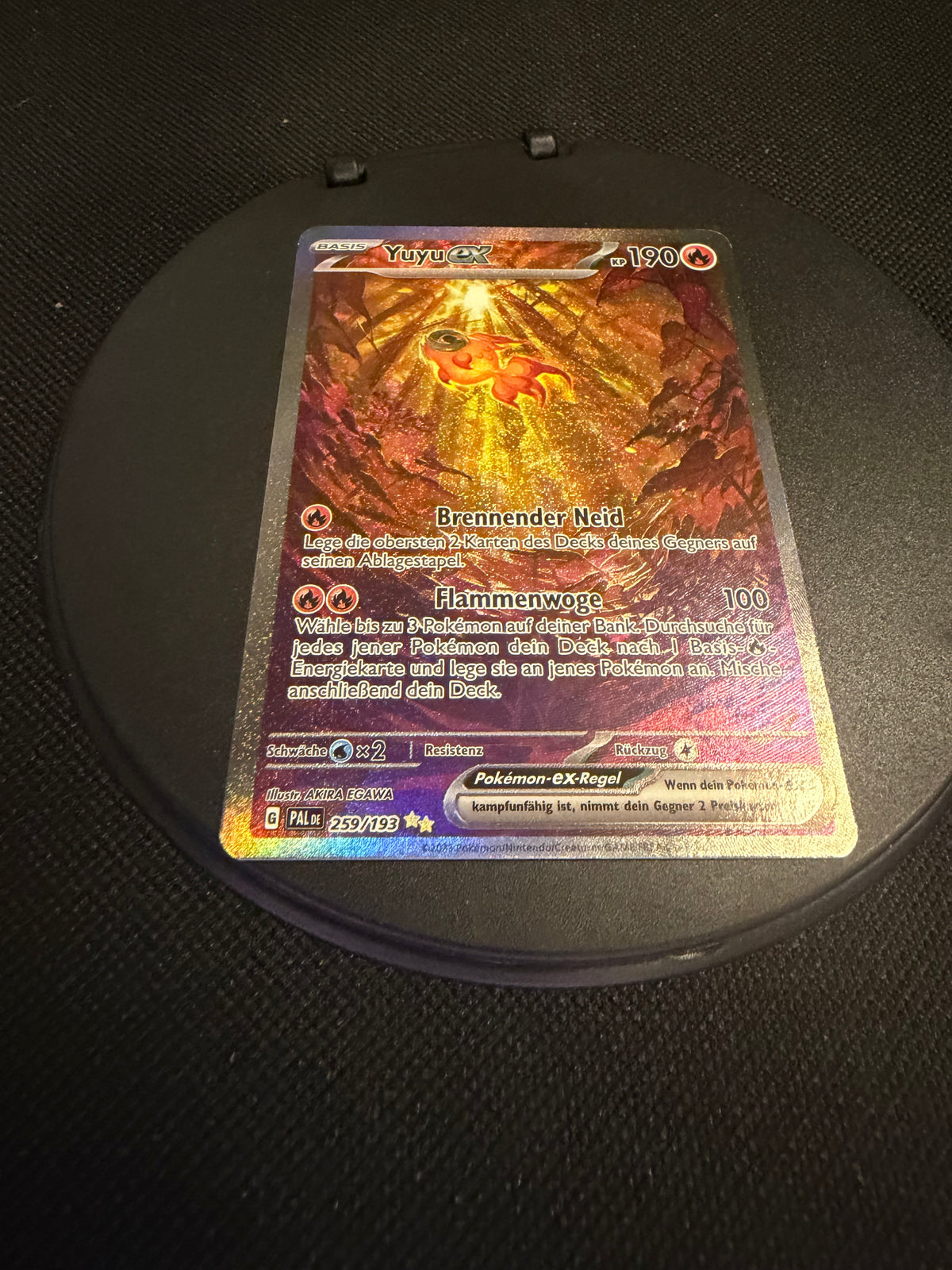 Pokemon Karte ex Alt Art Yuyu 259/193 Deutsch