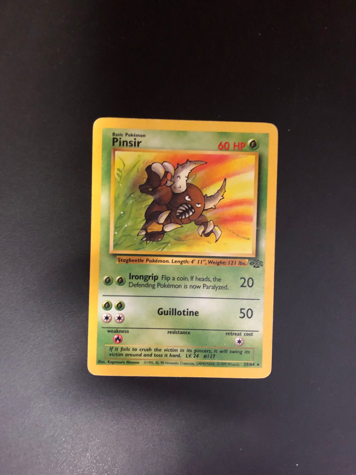 Pokemon Karte Dschungel Pinsir 25/64 Englisch