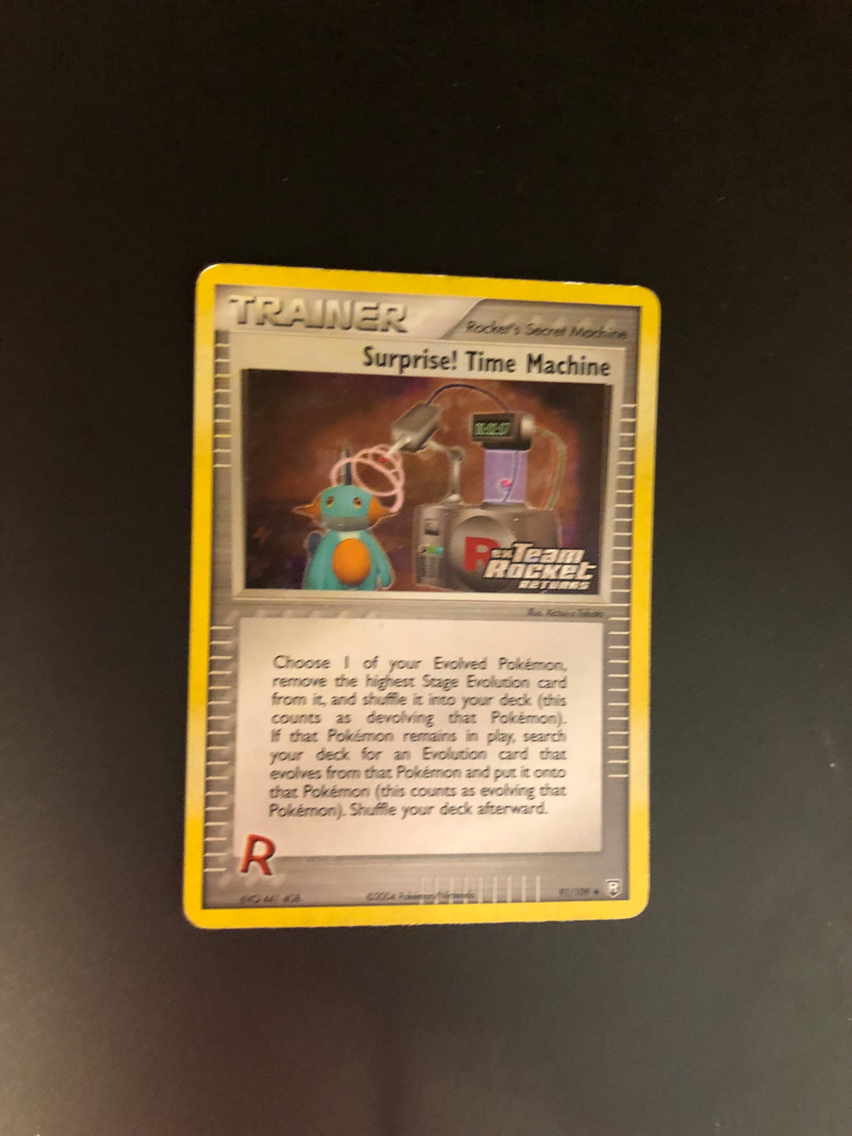 Pokemon Karte Stamp Trainer Surprise! Time Machine 91/109 Deutsch